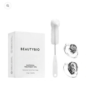 BeautyBio Glofacial Treatment Tips and Cleaning Brush